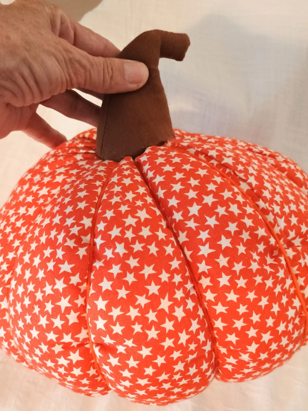 🍂 FALL VIBES 🍂 Handmade Pumpkin Pillow, Kitschy, Rustic Farmhouse, Farm Core